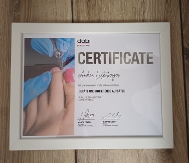 Zertifikat Geräte-& Fräsertechniken - Academy Dobi-Inter AG